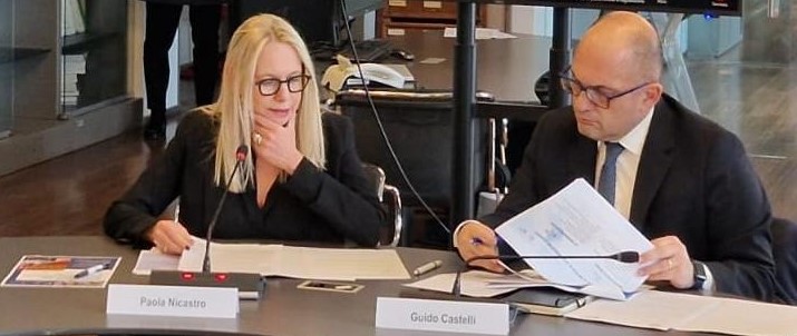 Paola Nicastro e Guido Castelli